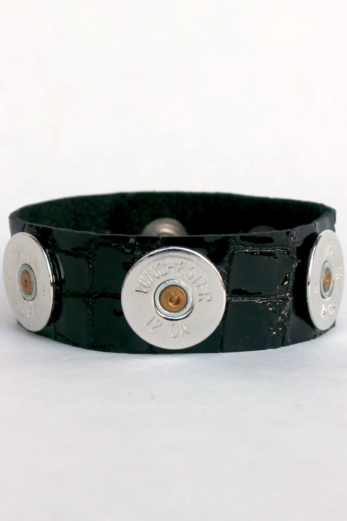 Lizzy J's Shotgun Shell Bracelet, Black