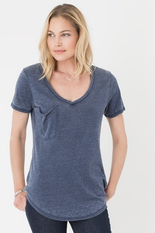 Z Supply: The Pocket Tee, Black Iris