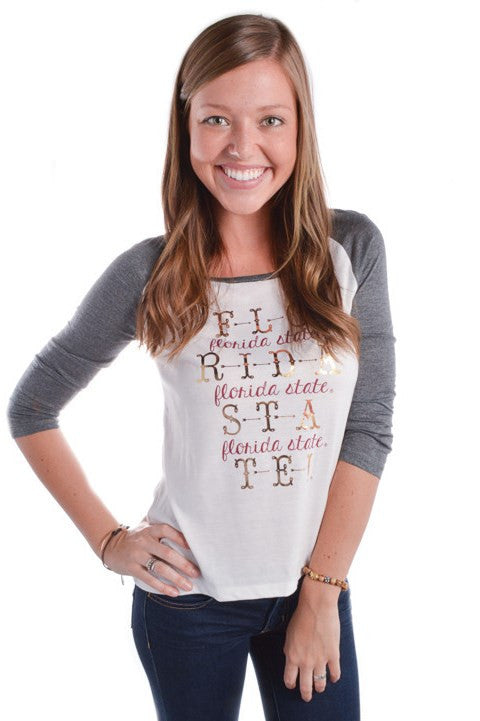 Judith March: FSU Tee, White