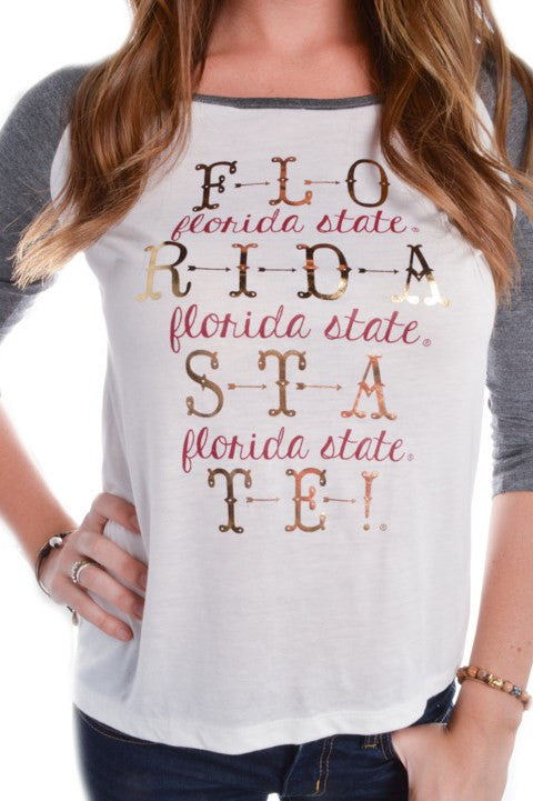 Judith March: FSU Tee, White