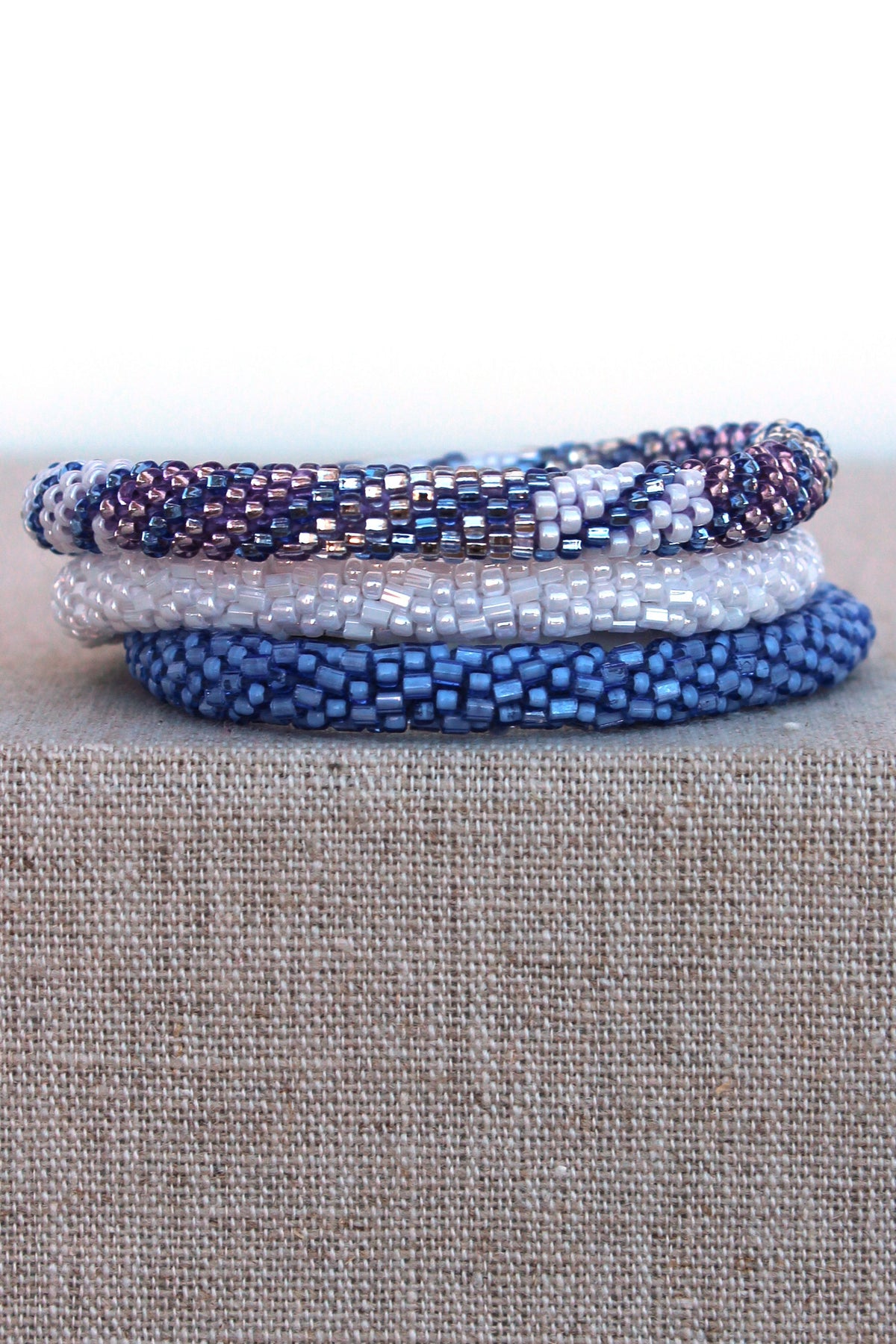 Lily and Laura: Bracelet Set, Indigo