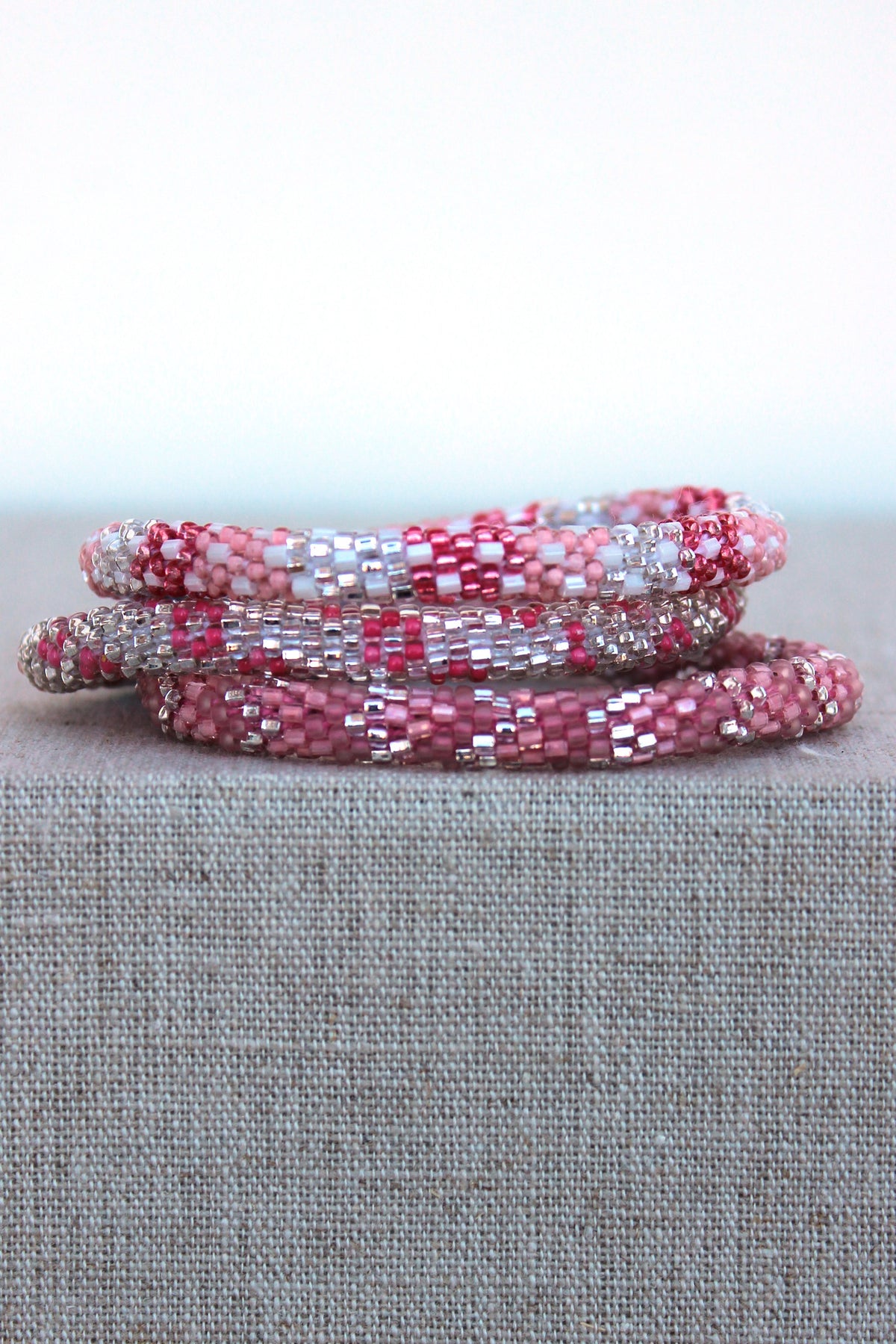 Lily and Laura: Bracelet Set, Pink