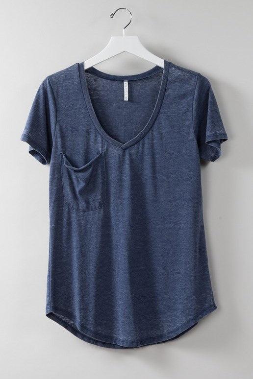 Z Supply: The Pocket Tee, Black Iris