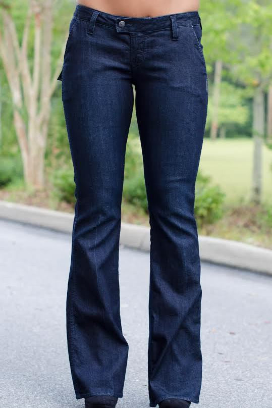Silver Jeans: Abbey Flare, Denim