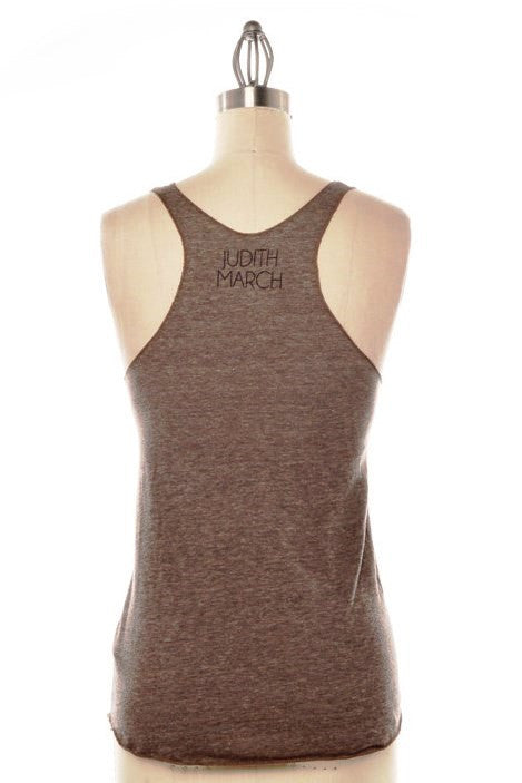 Judith March: Deer Antlers Tank, Brown