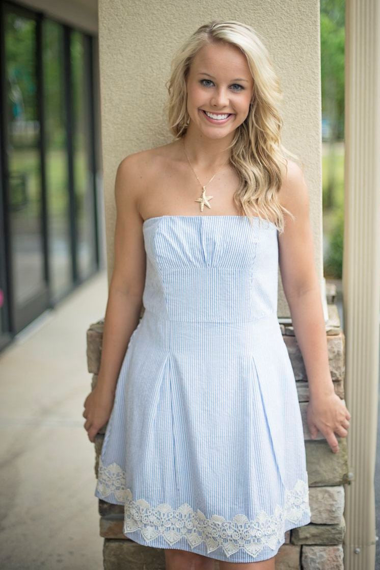 Southern Frock: Ella Dress, Blue