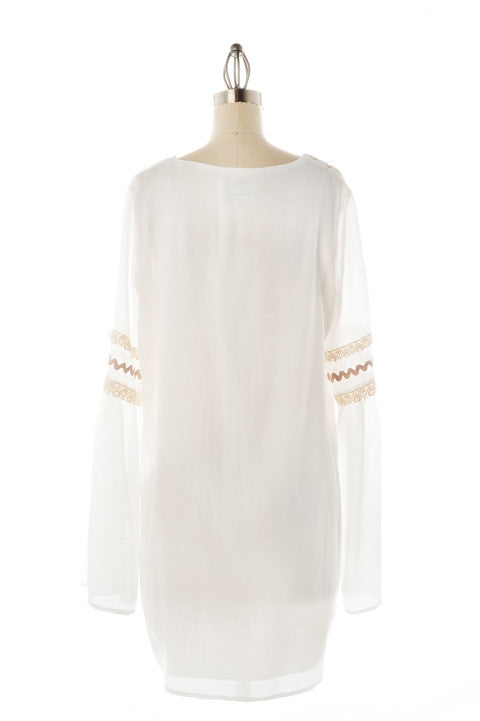 Judith March: Carolina Cover-Up, White