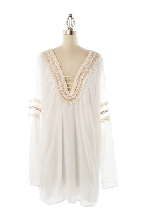 Judith March: Carolina Cover-Up, White