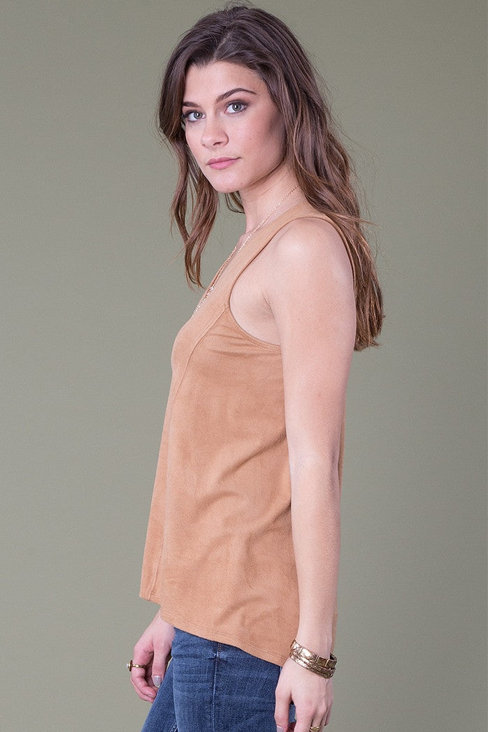 Lock and Key Top, Camel