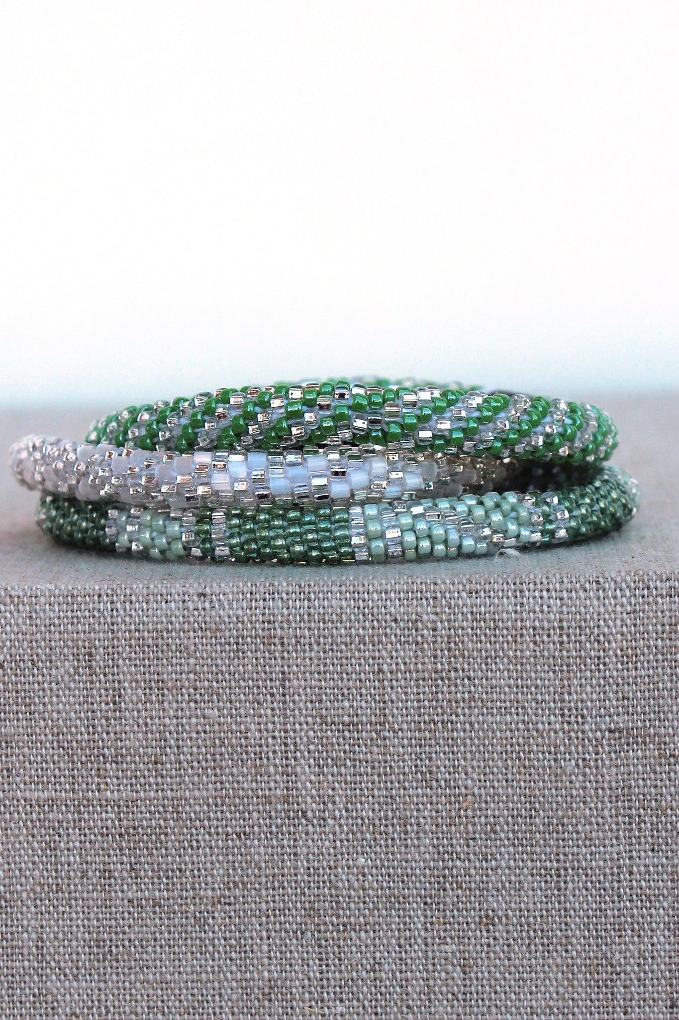 Lily and Laura: Bracelet Set, Green