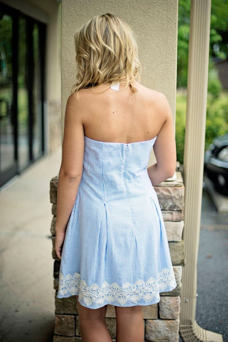 Southern Frock: Ella Dress, Blue