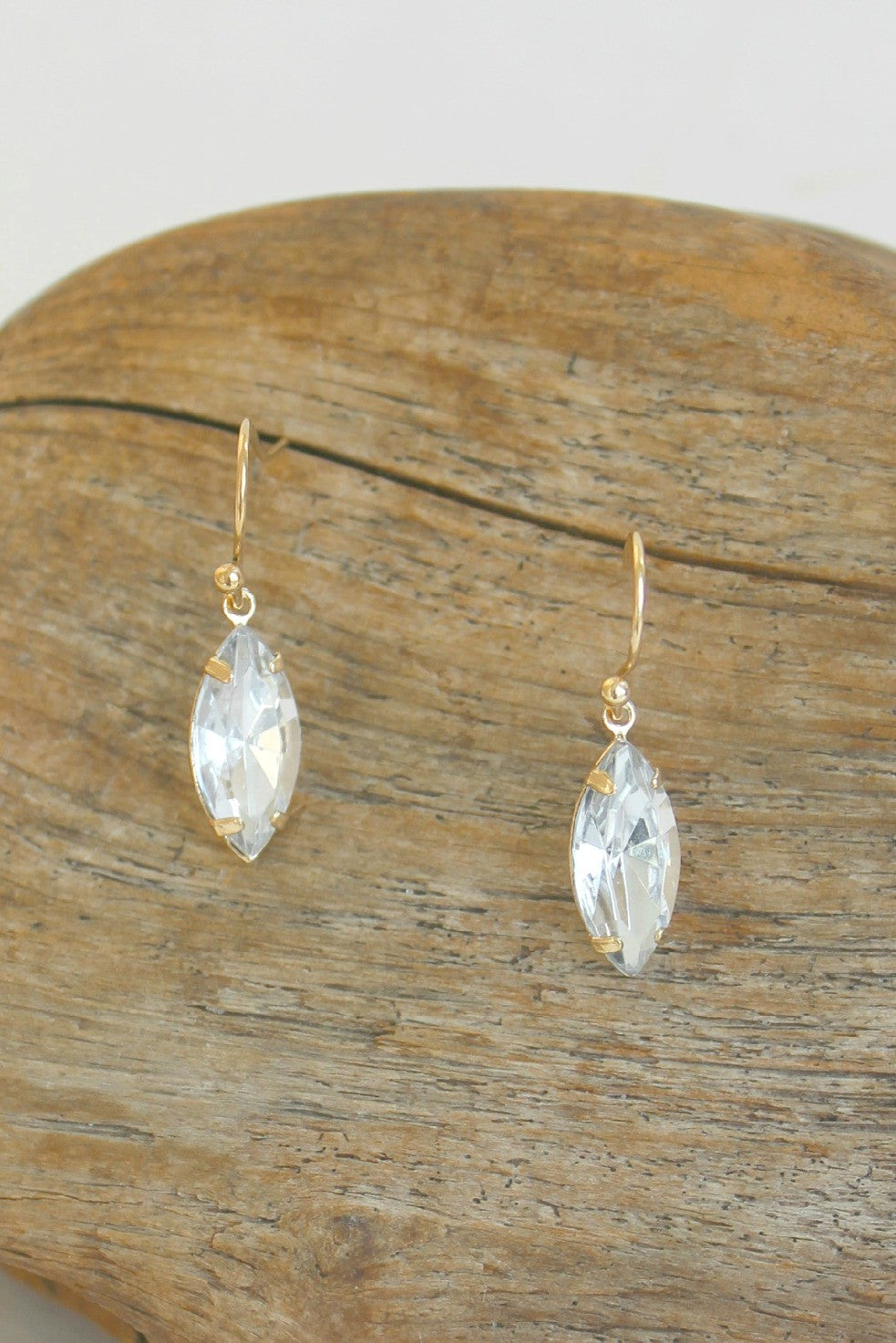 Sparkle Marquise Earrings, Crystal