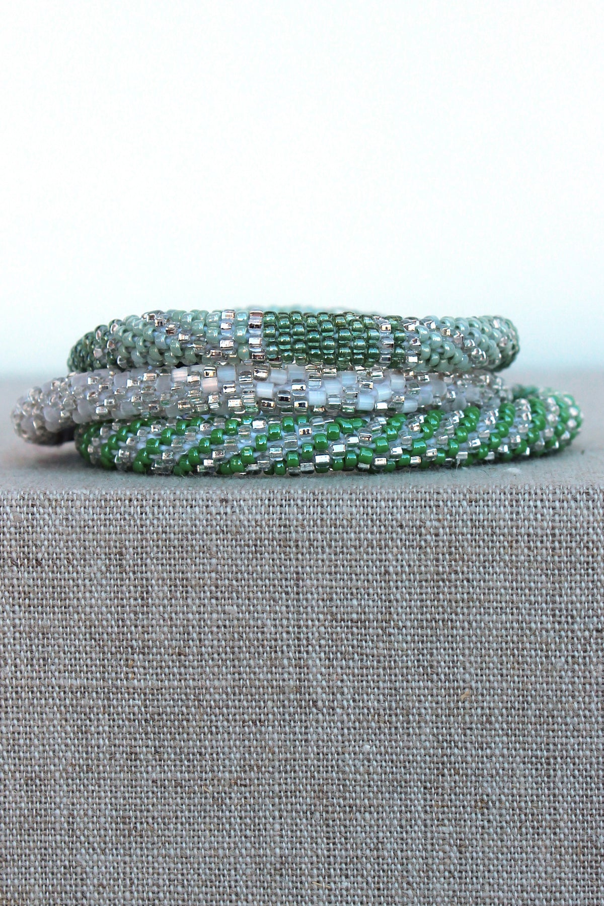 Lily and Laura: Bracelet Set, Green