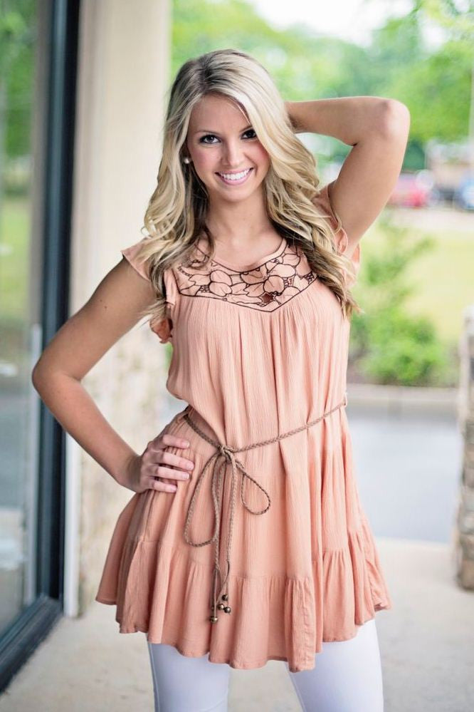 Frances Tunic, Peach