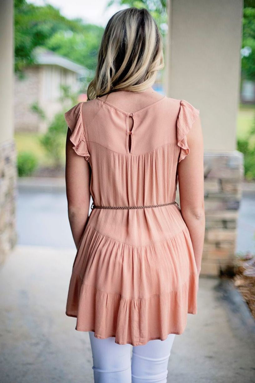 Frances Tunic, Peach