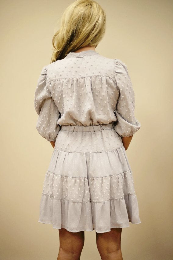 Karlie, Evelyn Shirt Dress, Gray