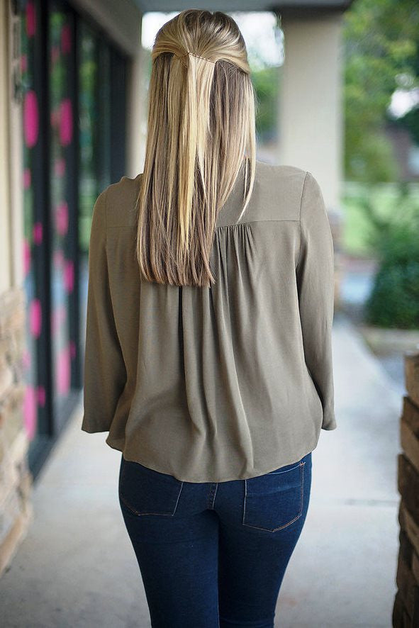 Kensie: Kylie Cardigan, Olive