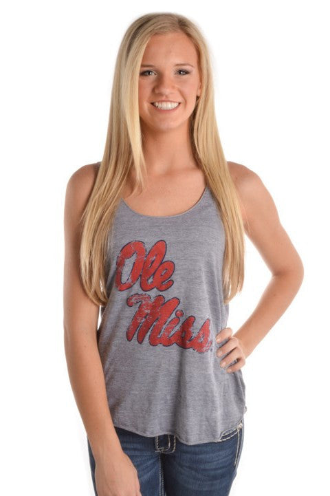 Judith March: Ole Miss Tank, Gray