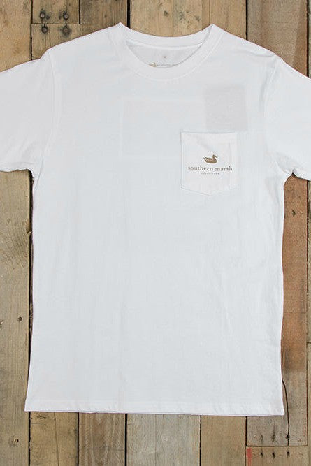 Southern Marsh: Duck Stamp Tee, White