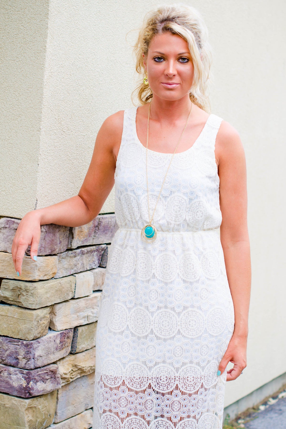 Everly: Eleanor Maxi, Ivory