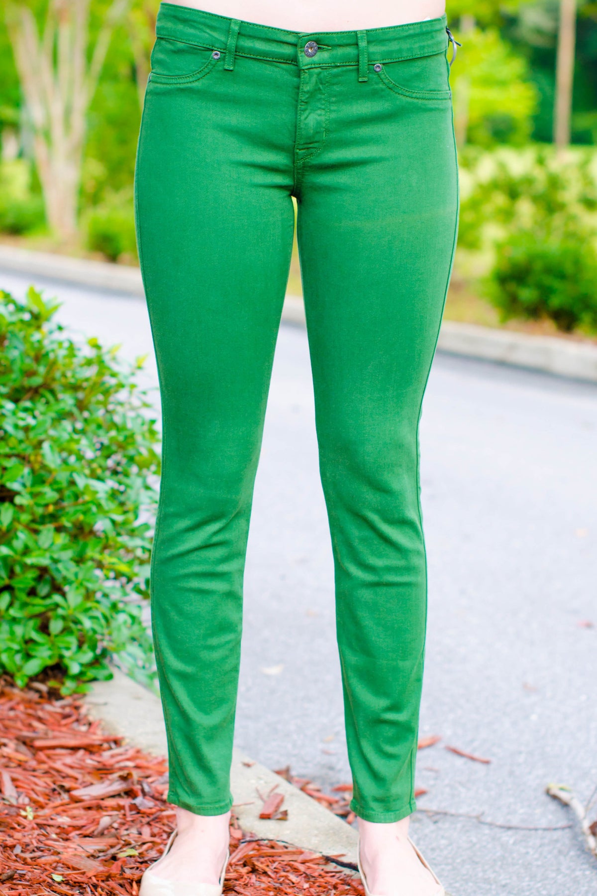 Rich &amp; Skinny: Legacy Jeans, Green
