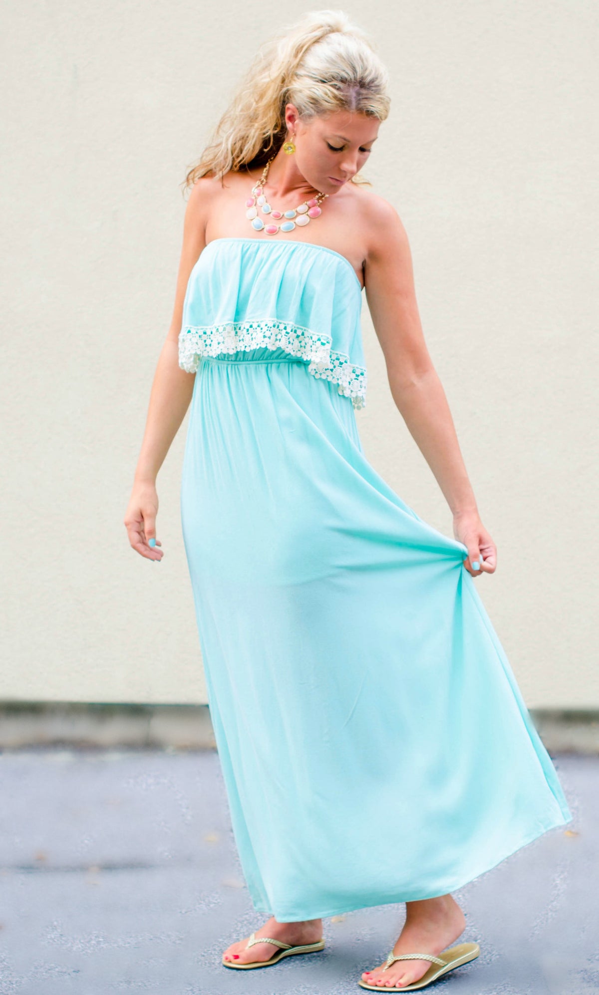 Jill Maxi Dress, Mint