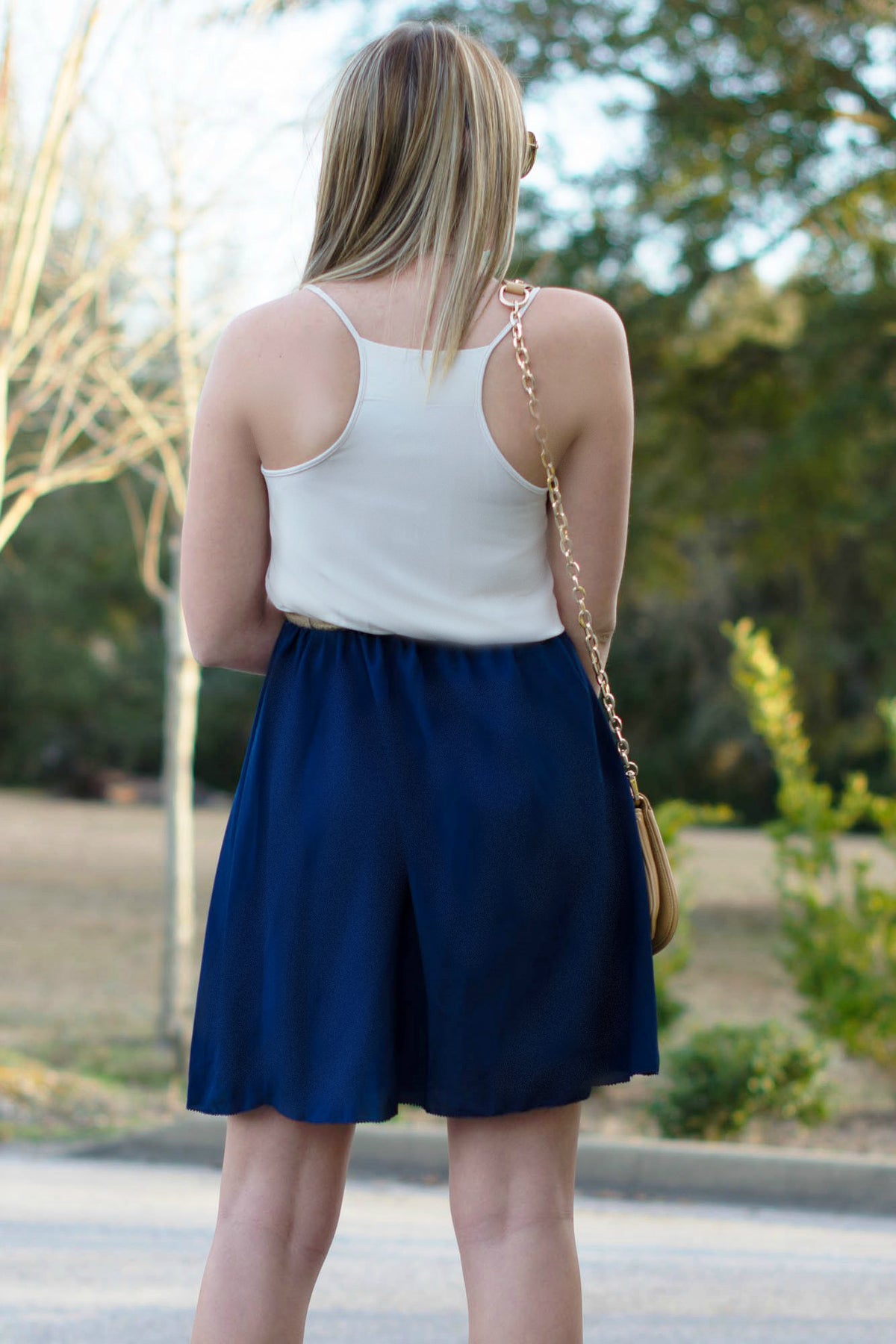 Kensie: Walking on Sunshine Dress, Navy/White