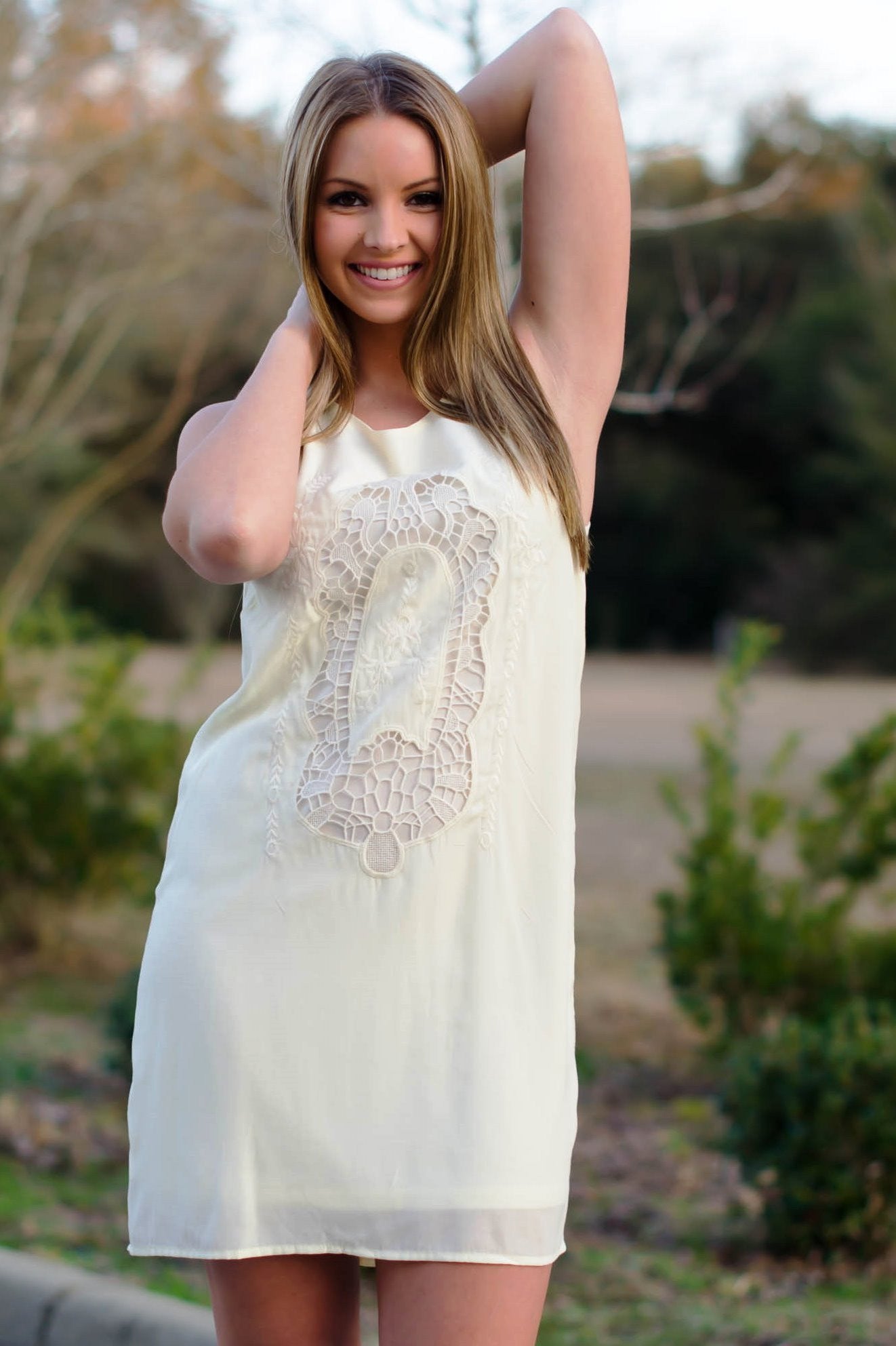 Madeline Dress, Ivory