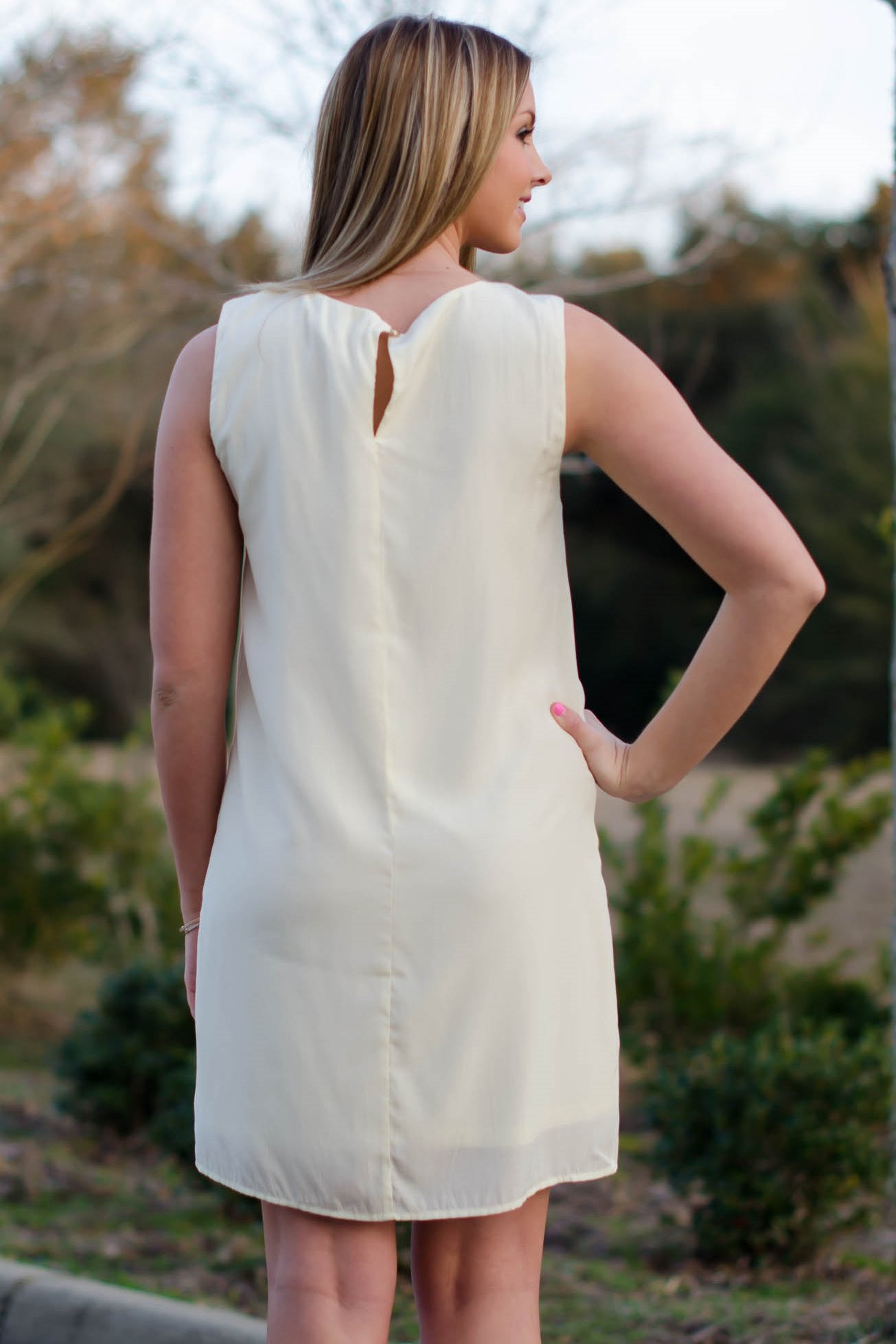 Madeline Dress, Ivory