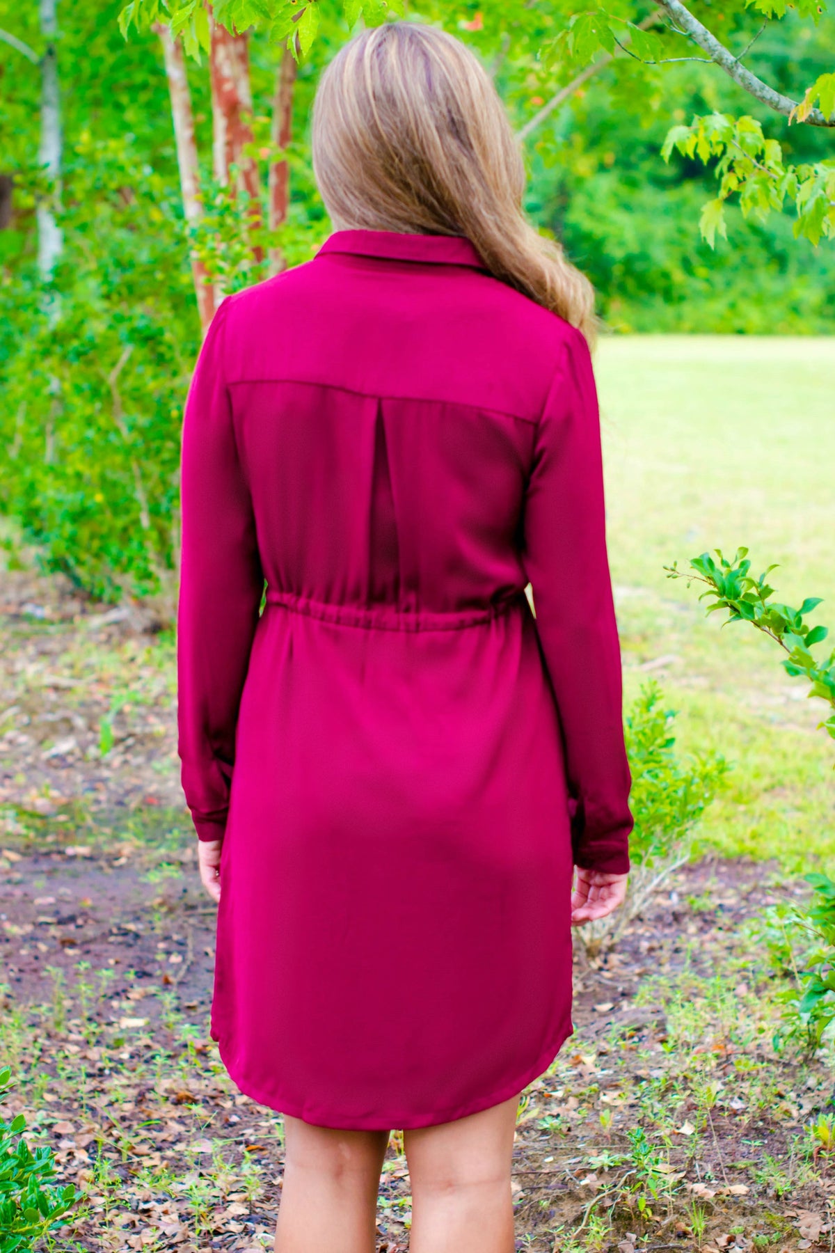 C. Luce: Haley Dress, Burgundy