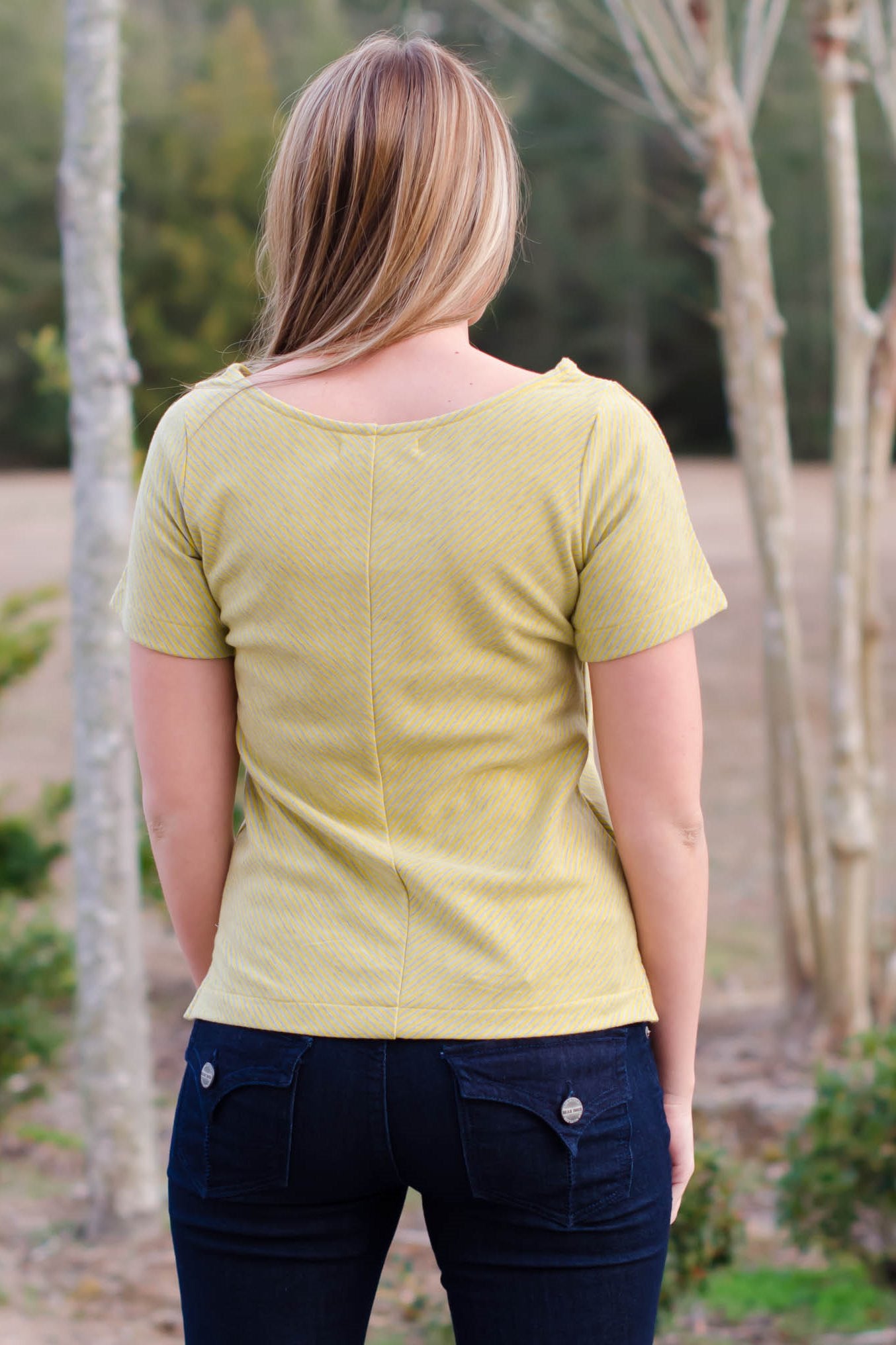 Darby Top, Yellow