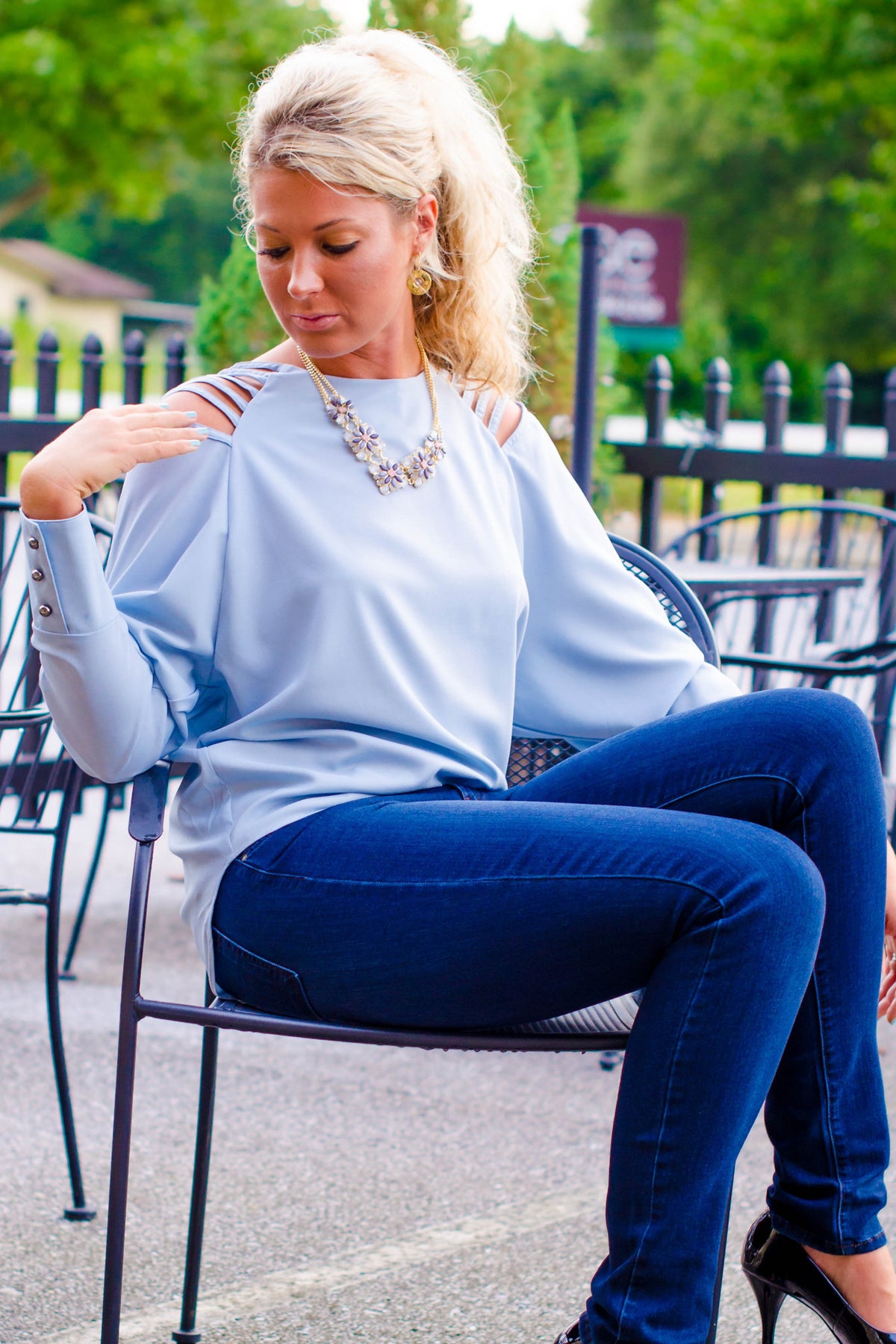 Rebecca Top, Blue