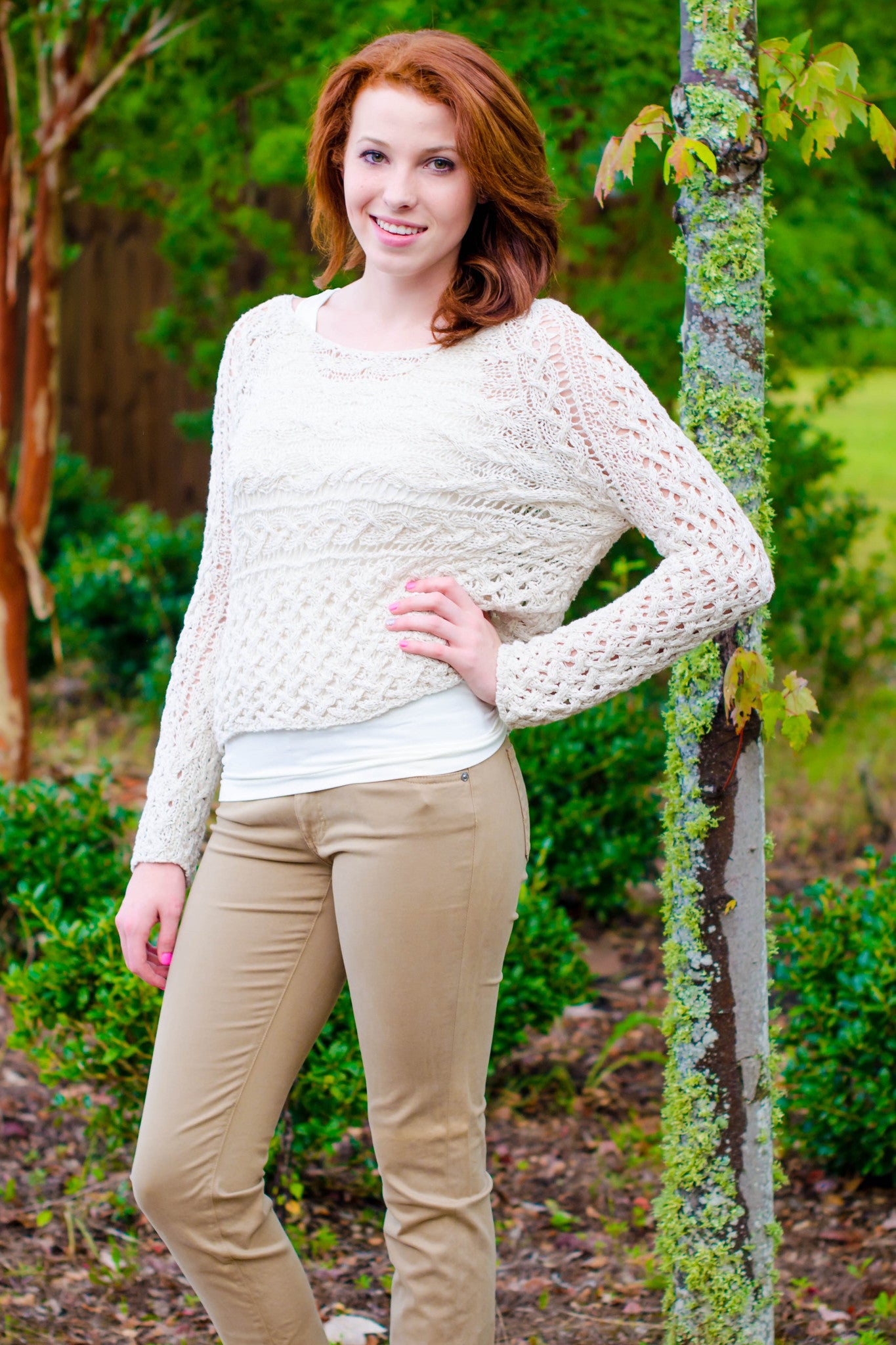 Free People: Holly Sweater, Ivory