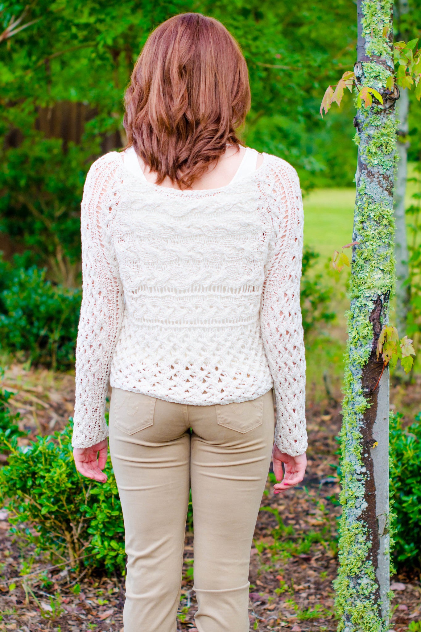 Free People: Holly Sweater, Ivory