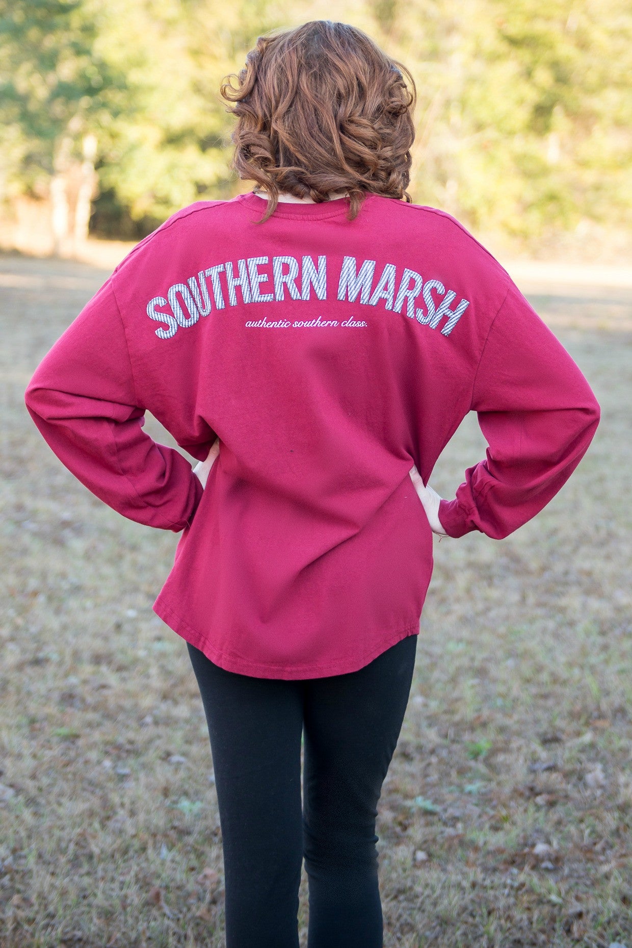 Southern Marsh: Rebbeca Jersey, Burgundy