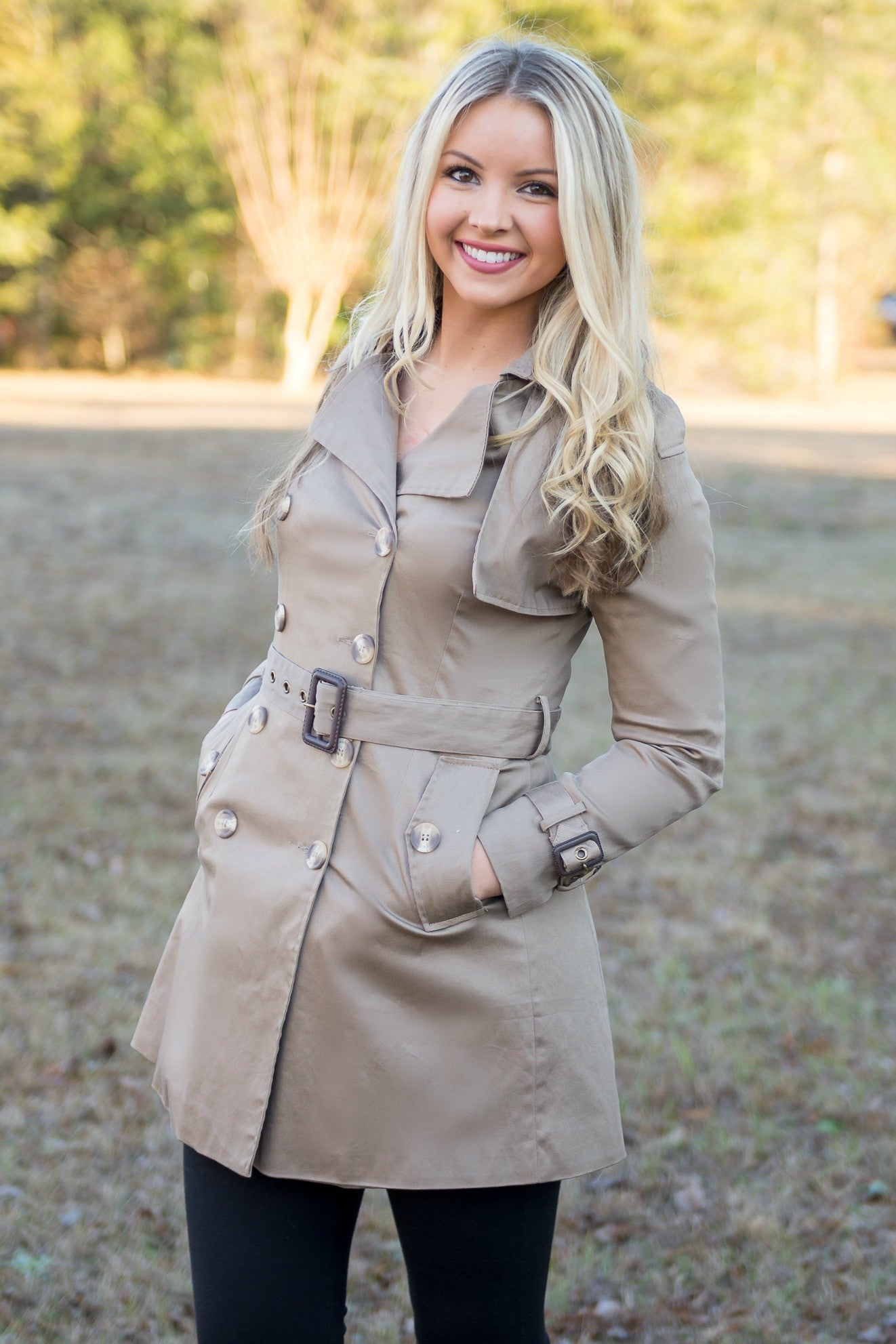 Mikayla Coat, Taupe