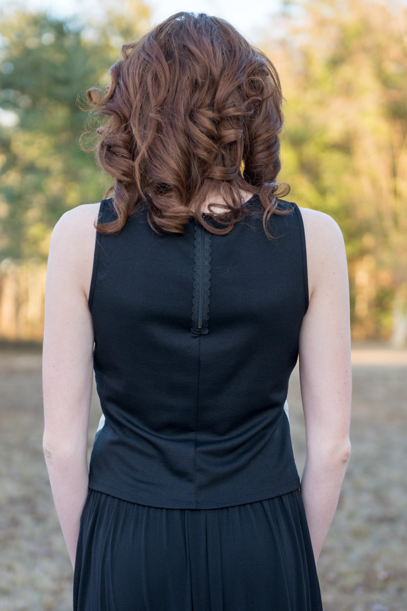 Weston: Dolly Top, Black/White