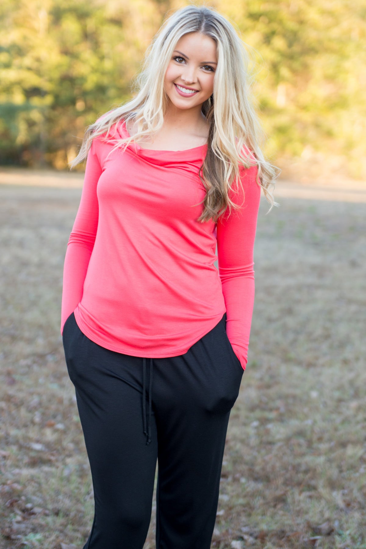 Weston: Edda Top, Coral