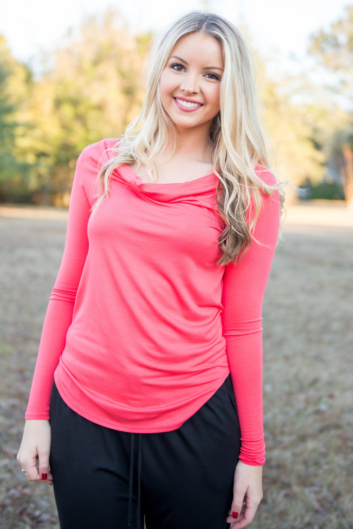 Weston: Edda Top, Coral