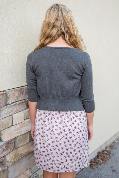 Carolyn Cardigan, Gray