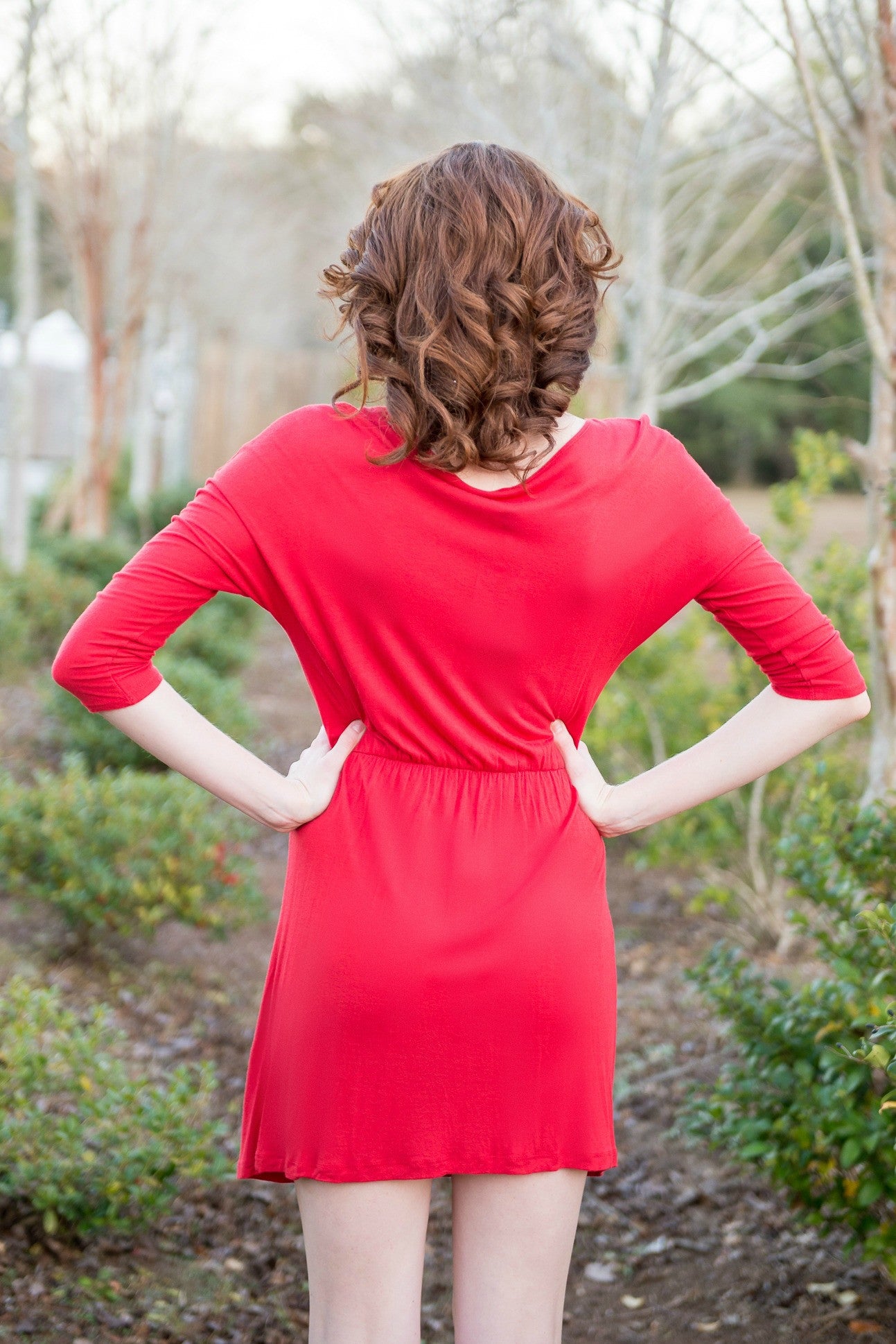 Maddie Dress, Red
