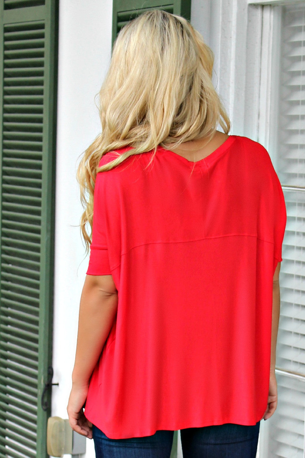 Glam: Clara Top, Red