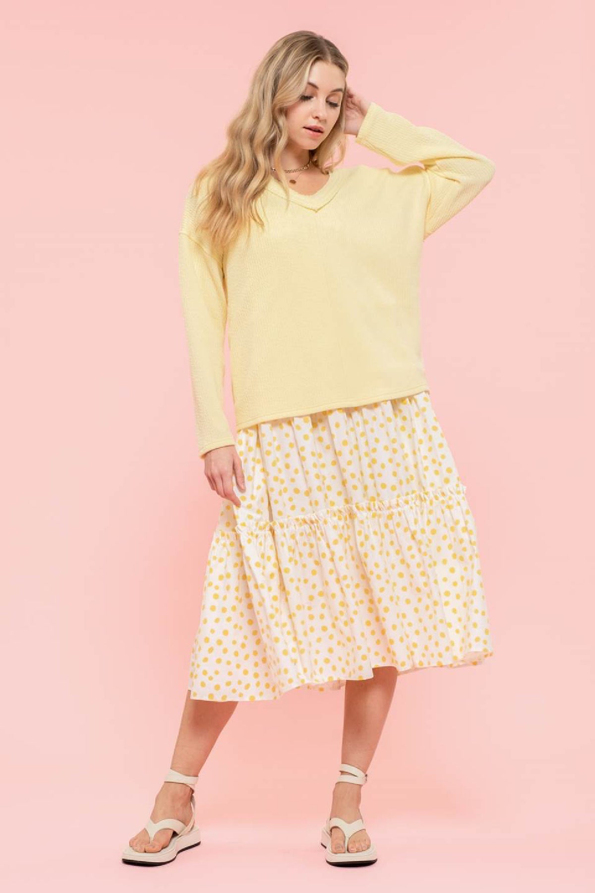 Keragan Sweater, Yellow