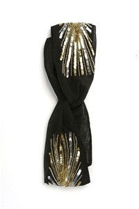 Pink Pewter: Gwen Headband, Black