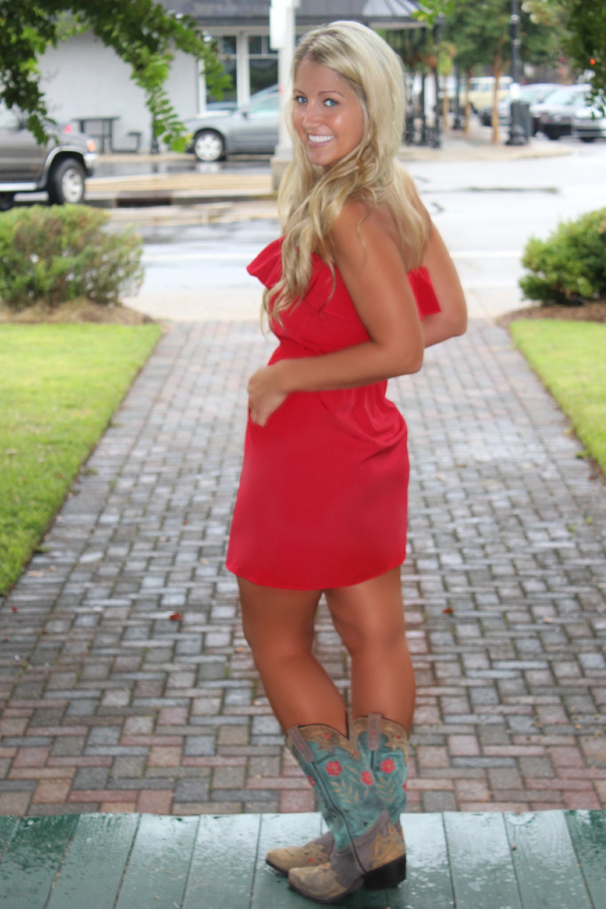 Glam: Lilly Dress, Red
