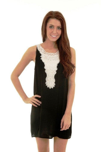 Karlie: Joy Dress, Black/Ivory