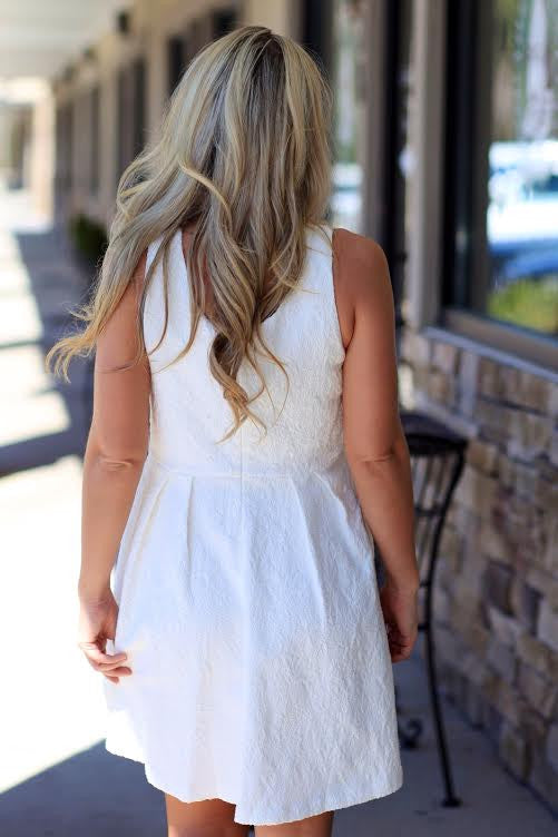 Juliette Dress, White