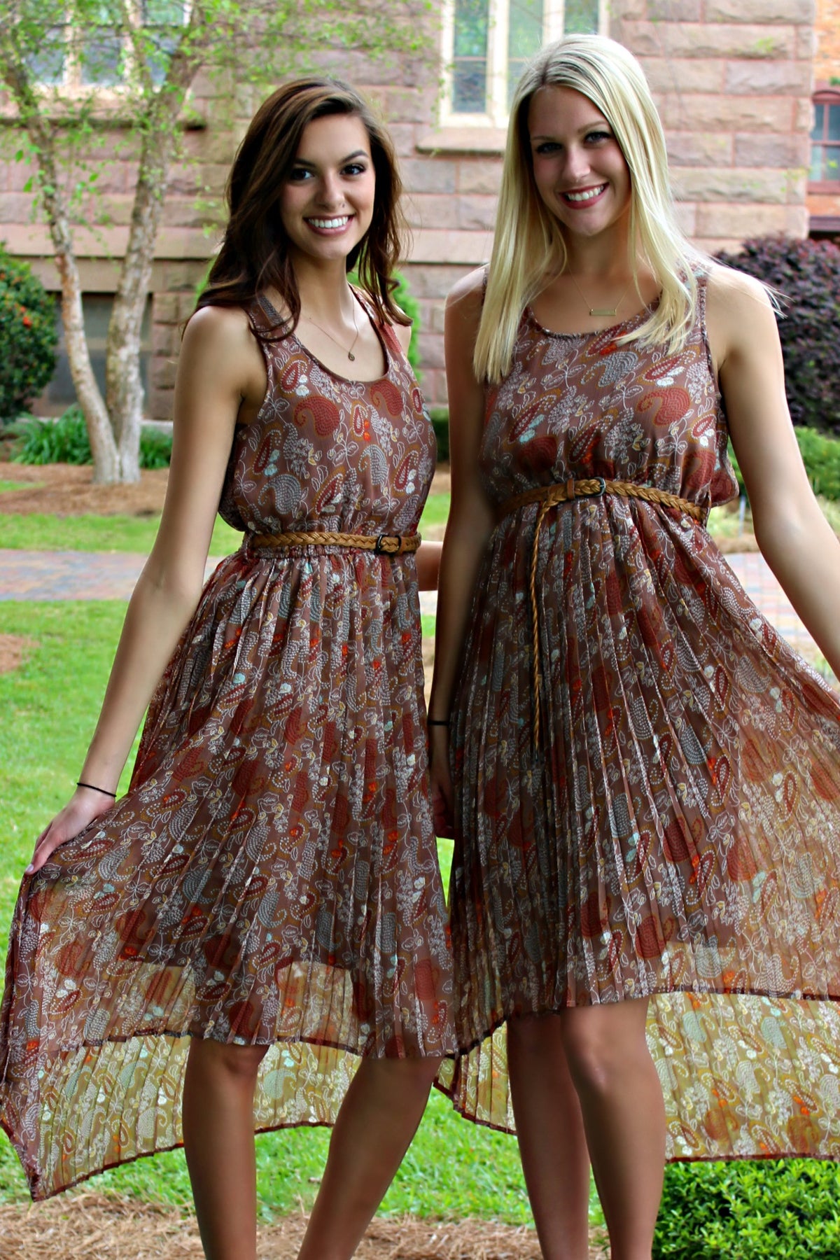Laura Dress, Brown