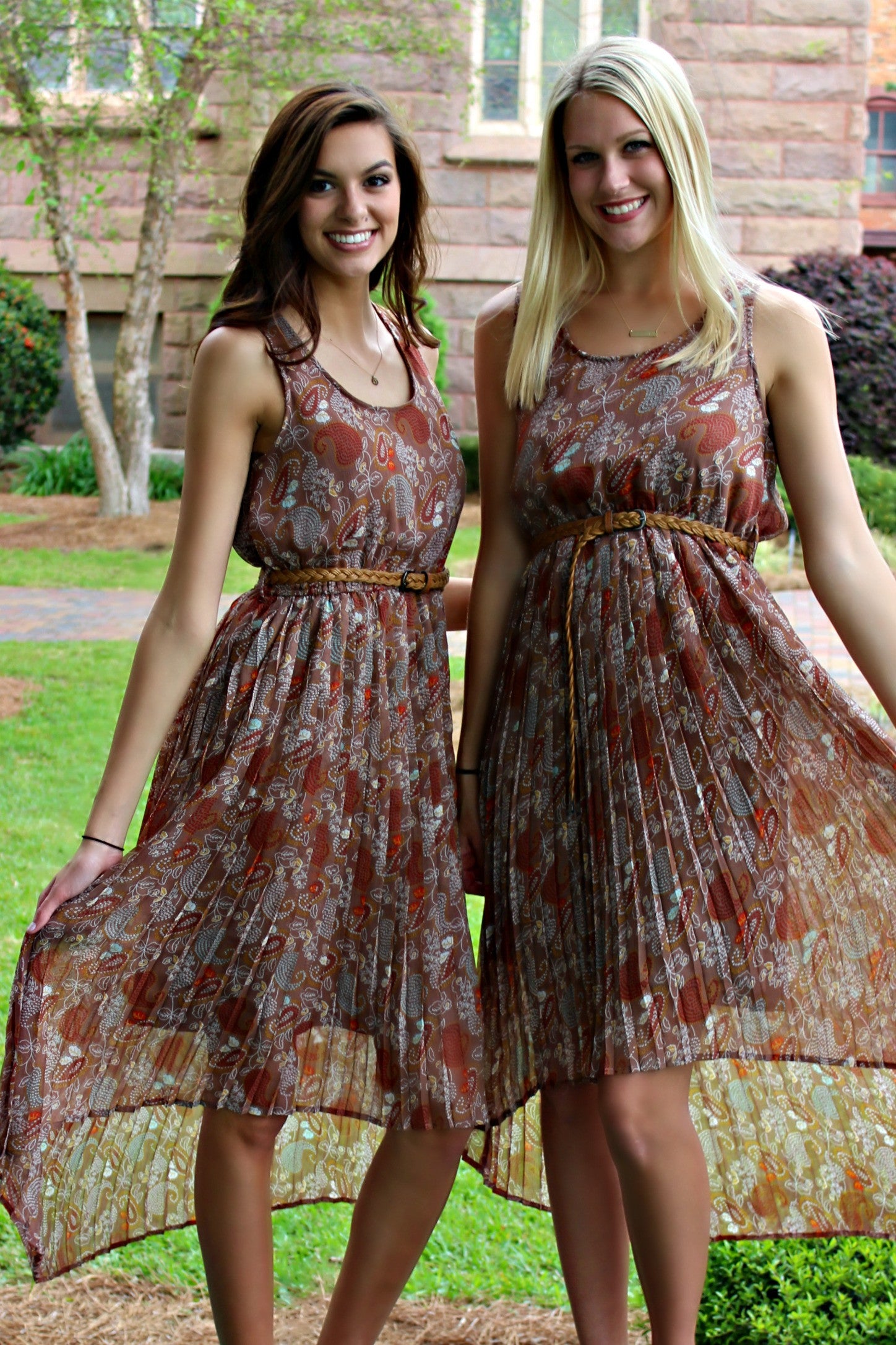 Laura Dress, Brown