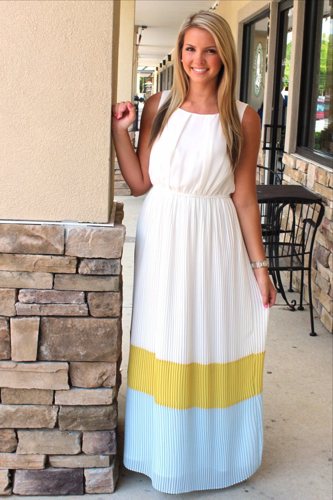 Darling: Justina Maxi Dress, White